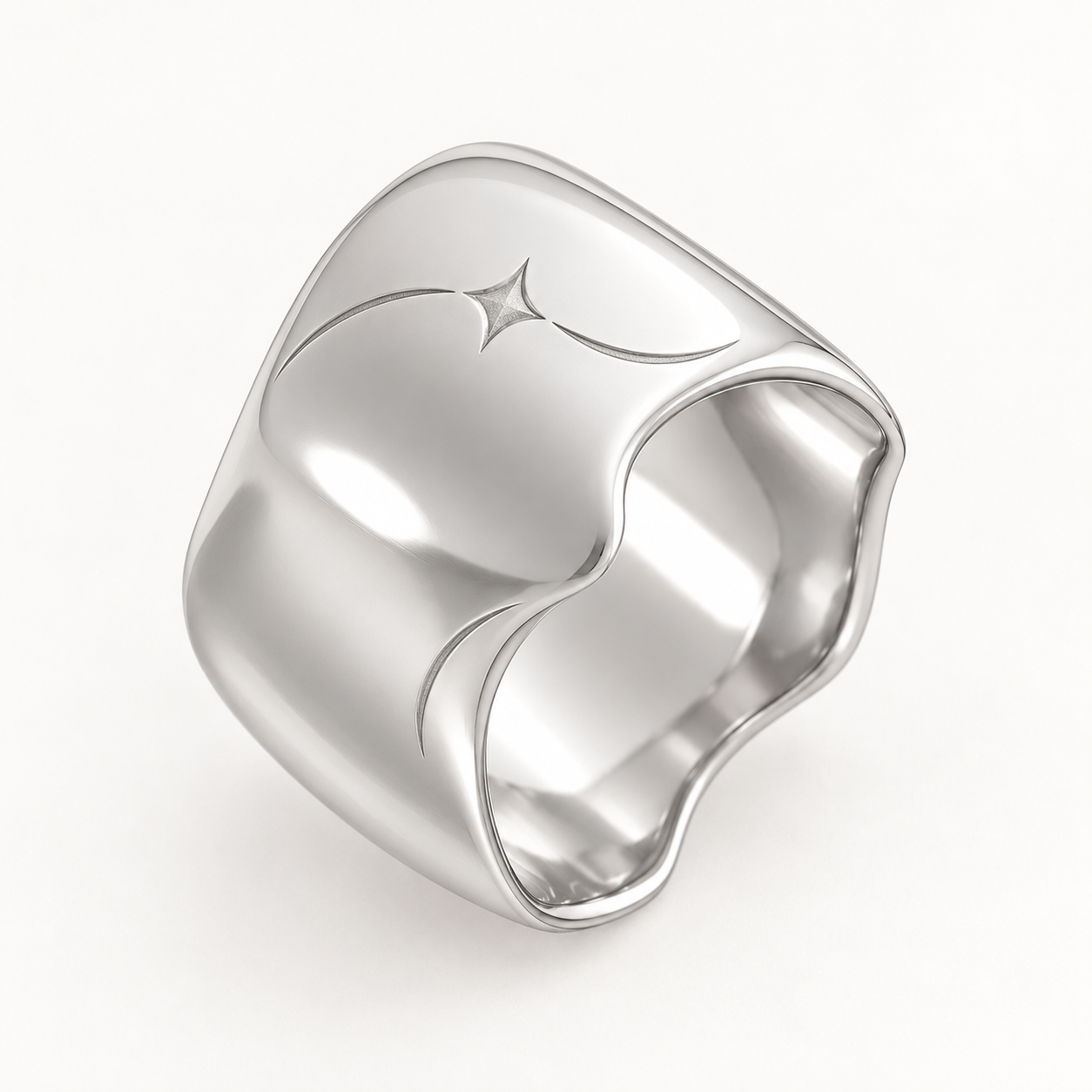 Classic Molten Statement Ring
