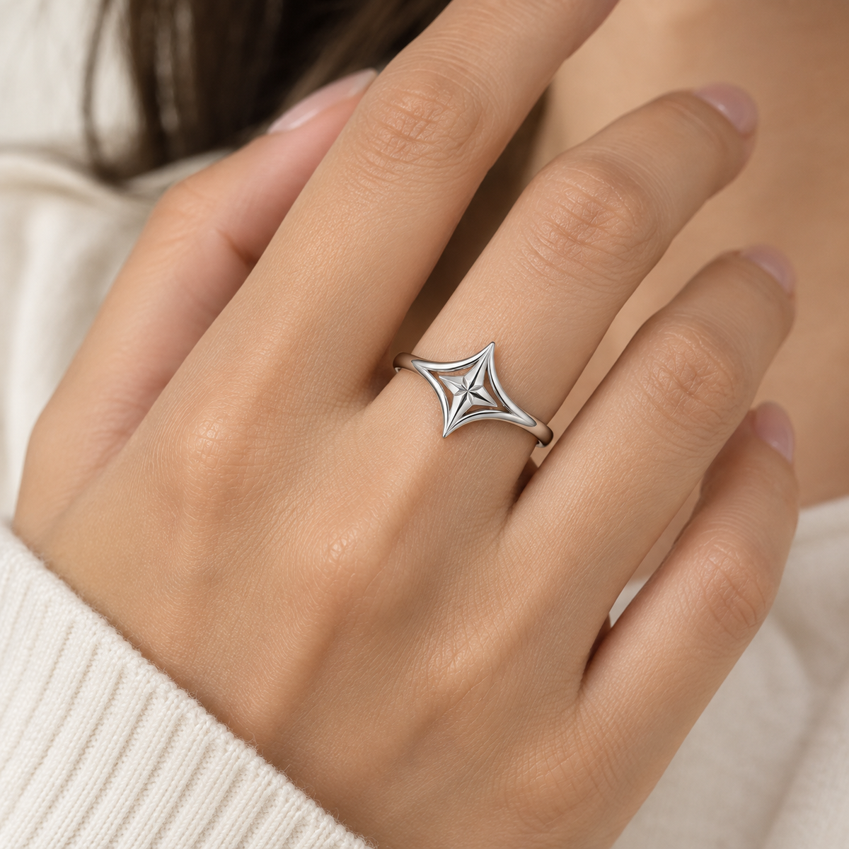 North Star Signet Ring