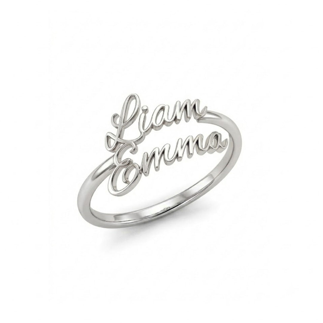 Couple Name Ring