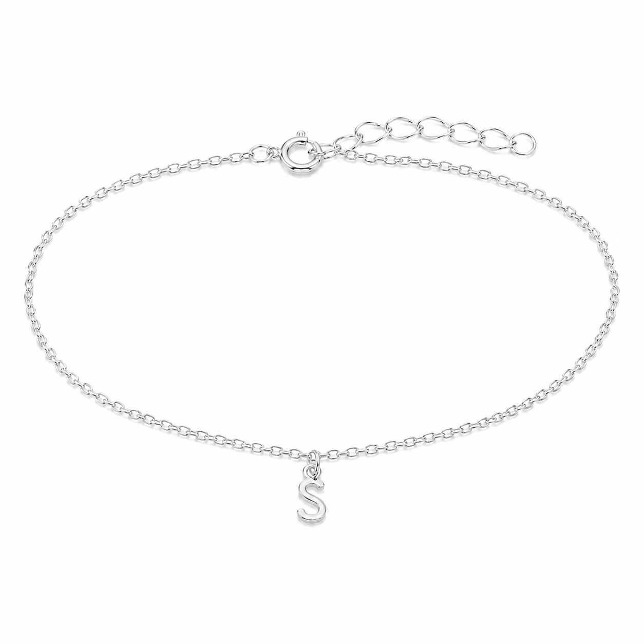 Initial Charm Bracelet