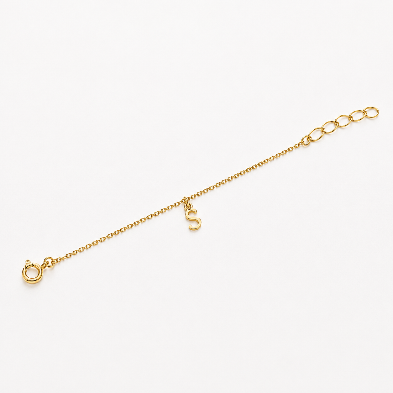 Initial Charm Bracelet