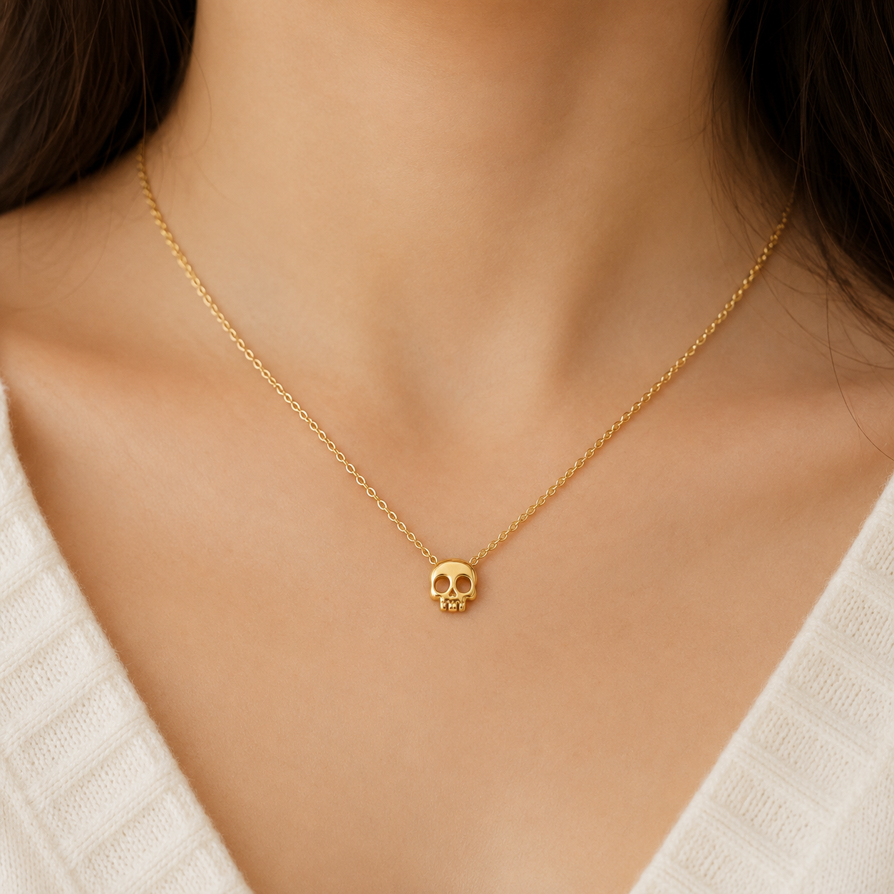 Skull Charm Necklace