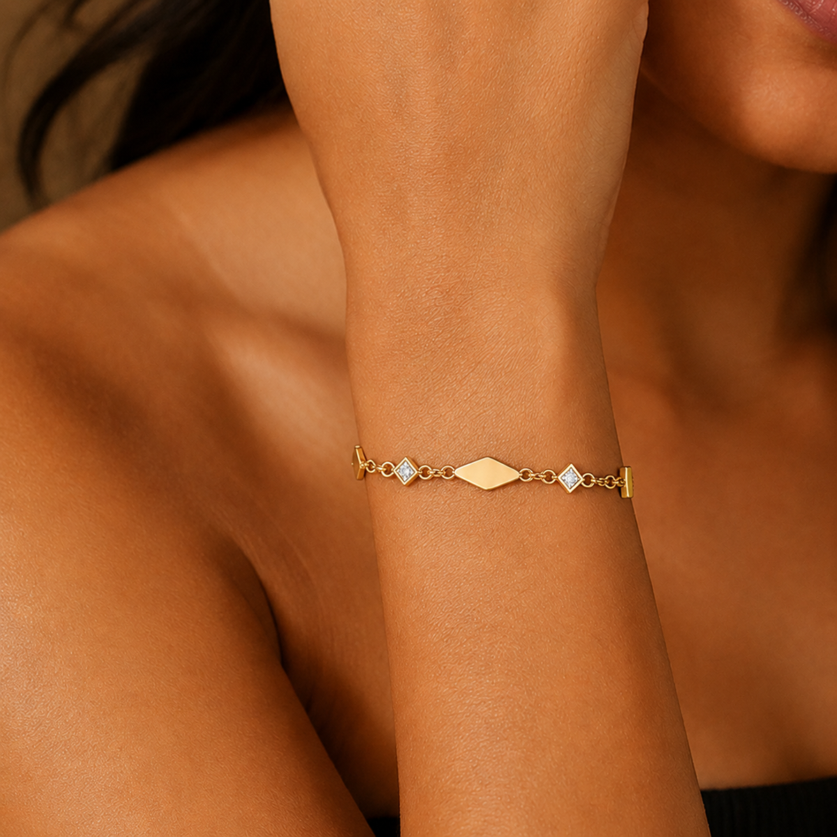 Birthstone Accent  Bracelet