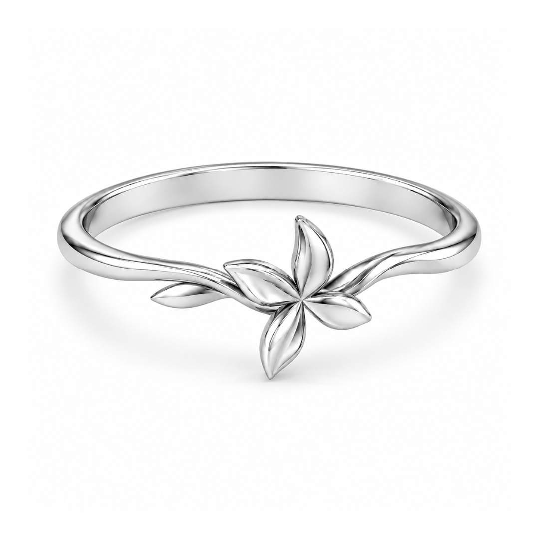 Stacking Flower Ring