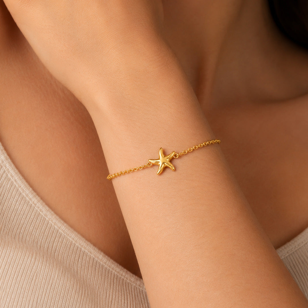 Starfish Charm Bracelet