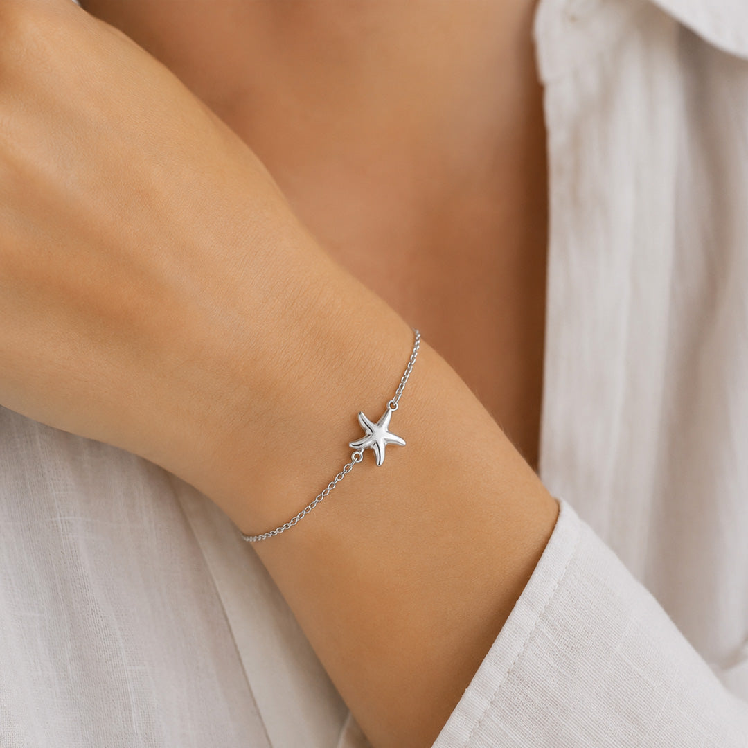 Starfish Charm Bracelet