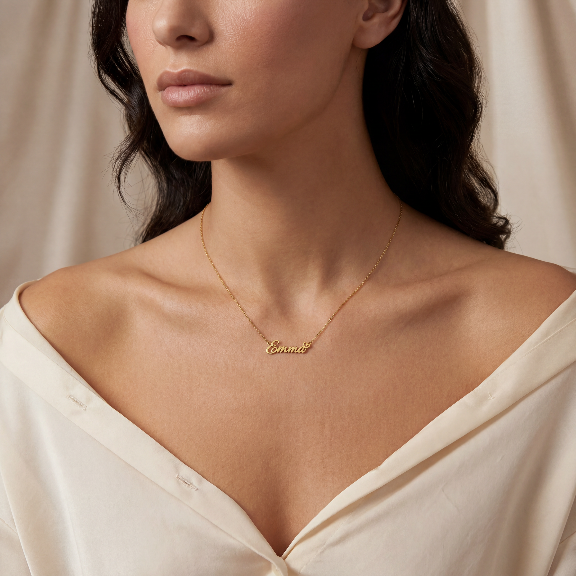 Custom Nameplate Necklace