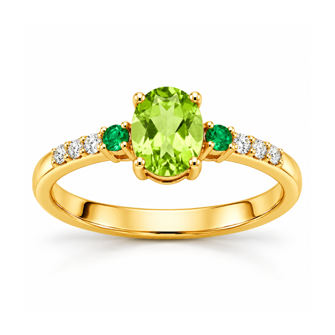 Three Stone Eternity Ring