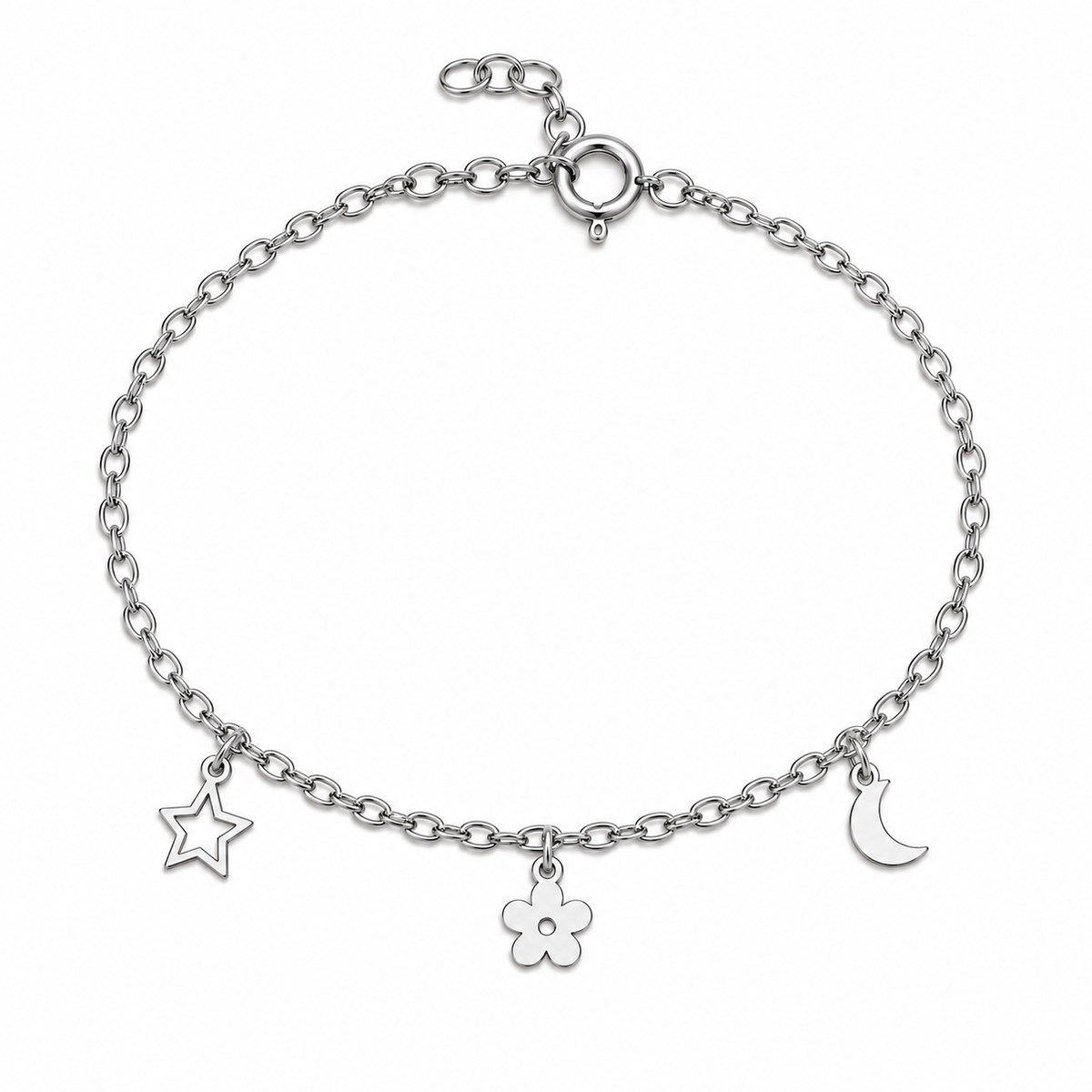 Trio Lucky Charms Chain Bracelet
