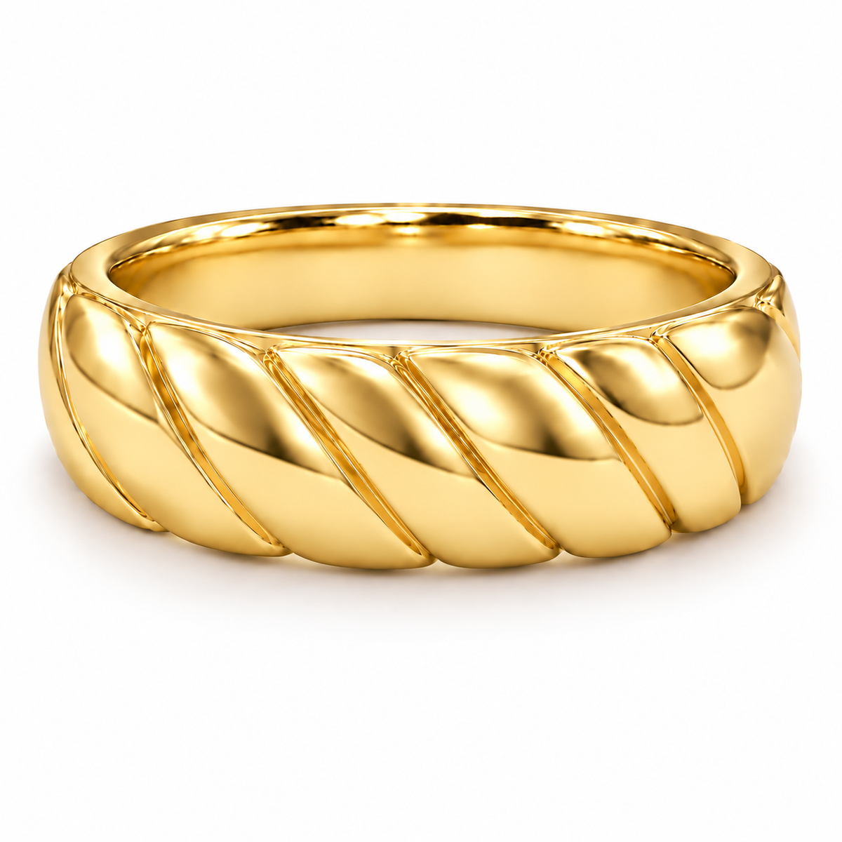 Twisted Band Ring