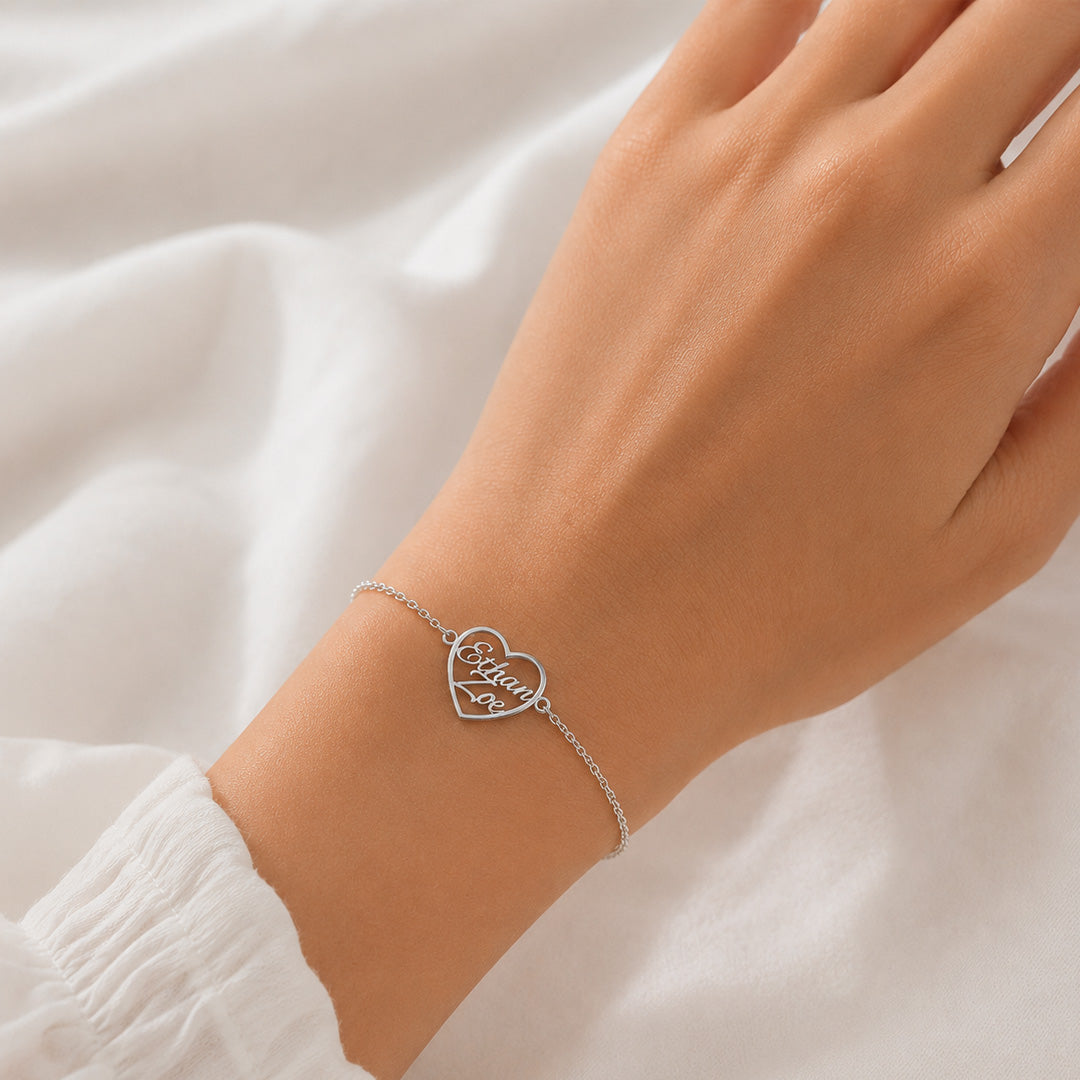 Love Inscribed Name Bracelet