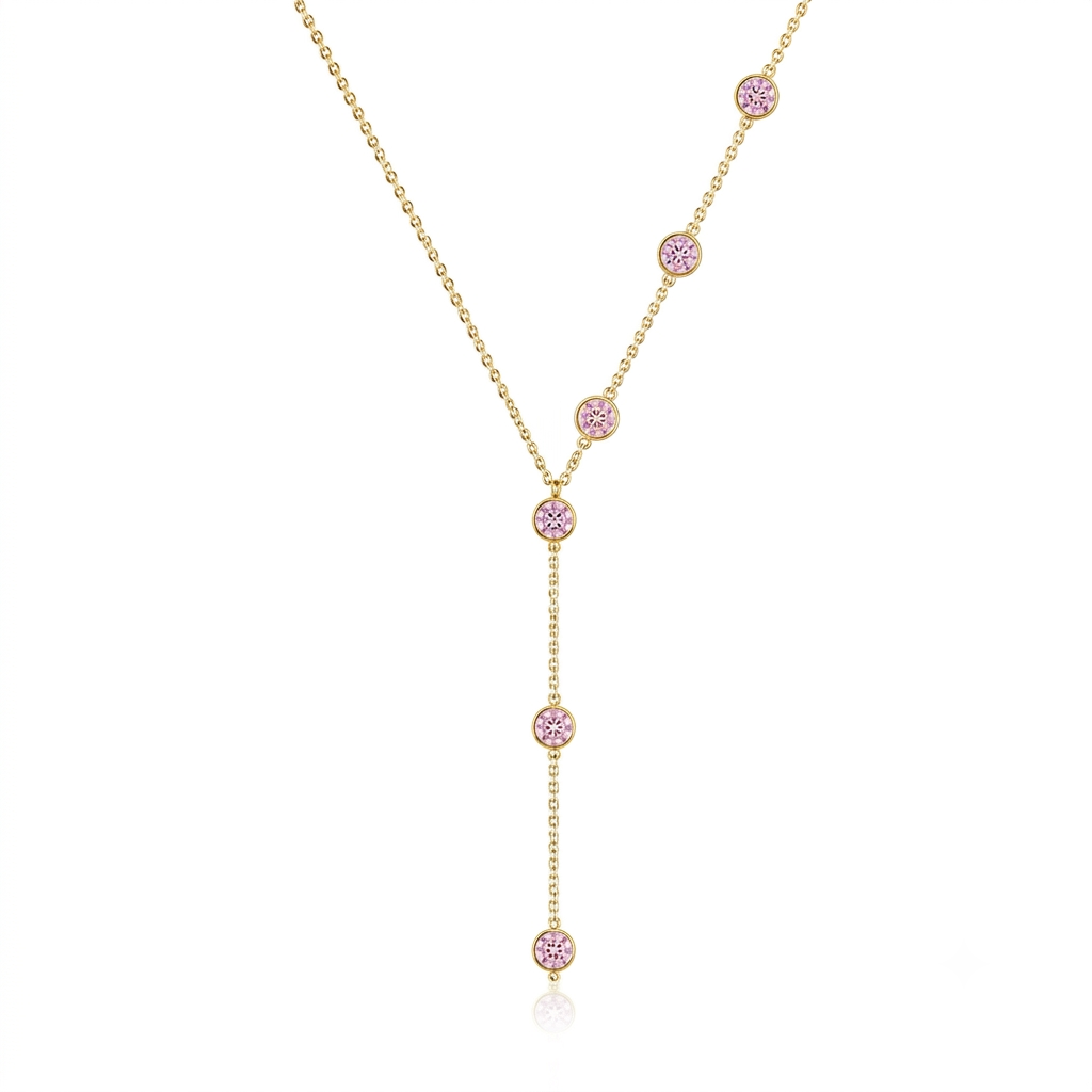 Y Shaped stone Necklace