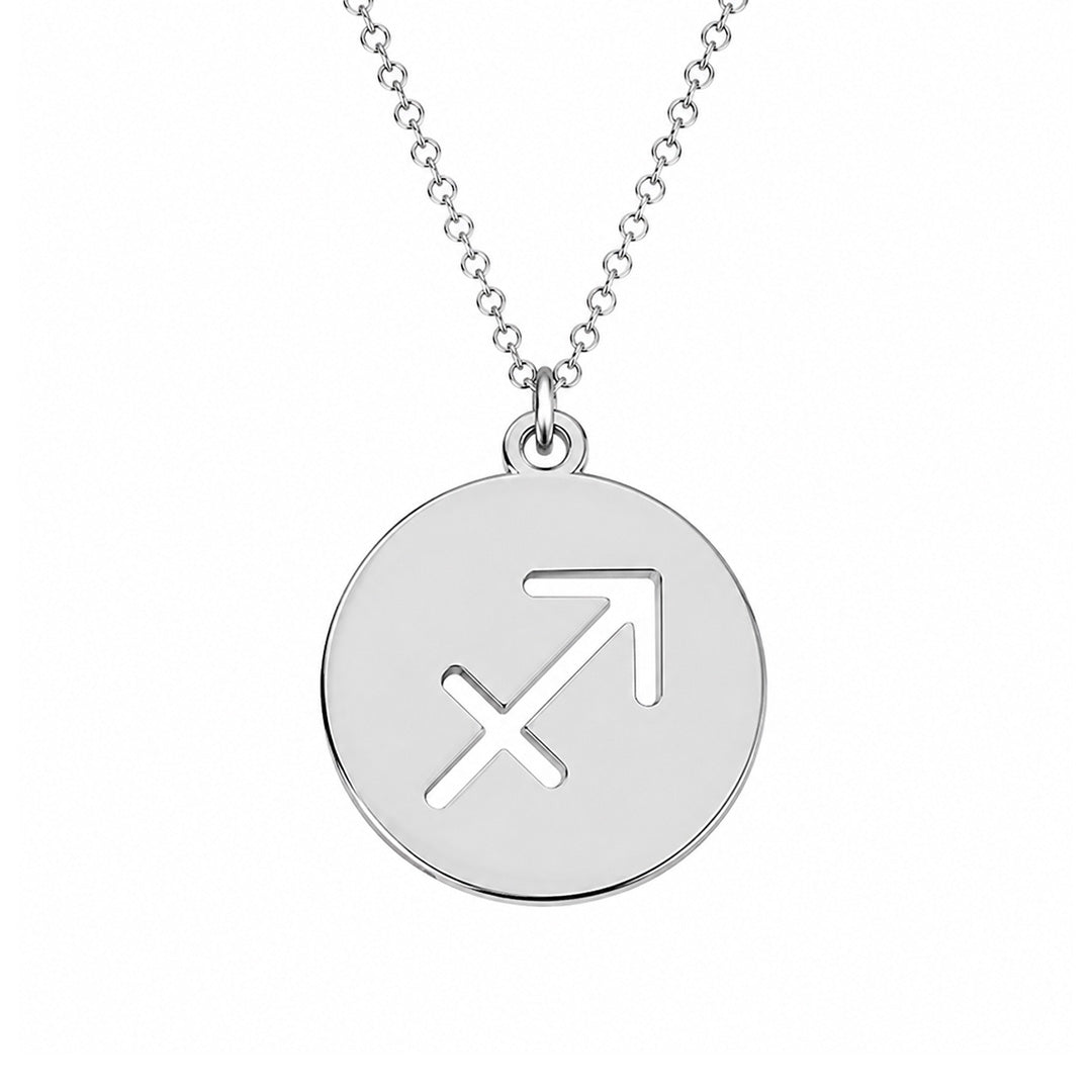 Zodiac Disc Necklace