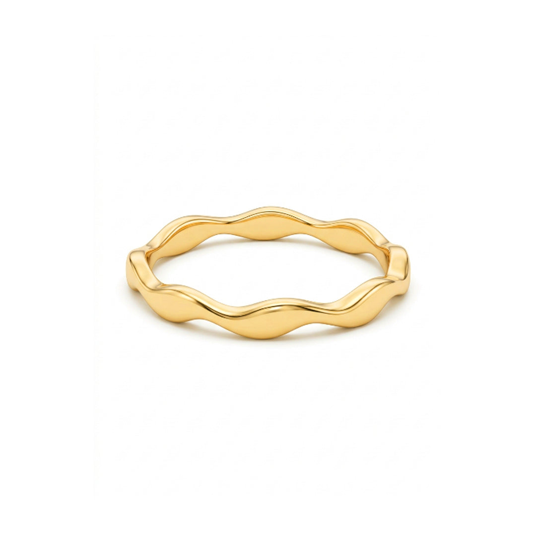 Wave Band Ring