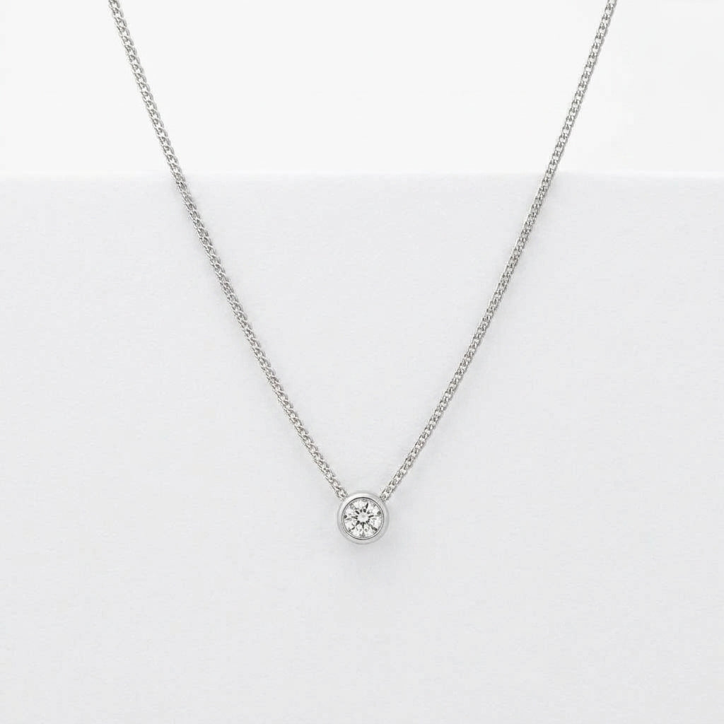Birthstone Bezel Necklace