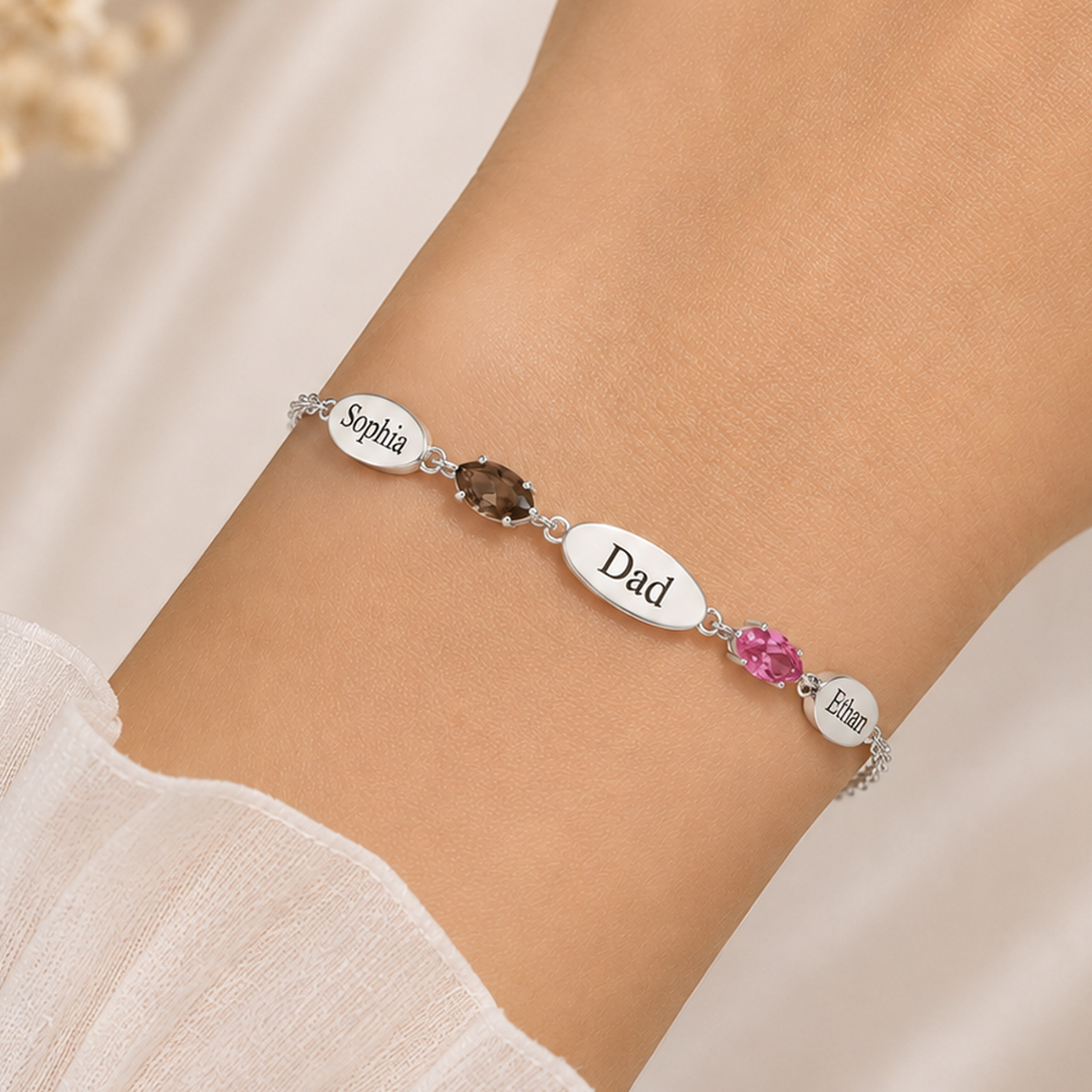 Cherished Family Birthstone Bracelet