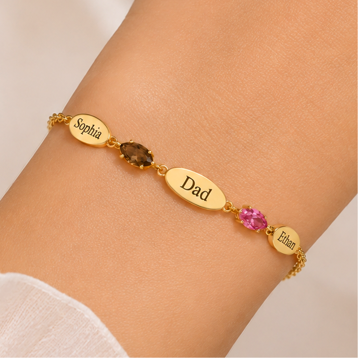 Cherished Family Birthstone Bracelet