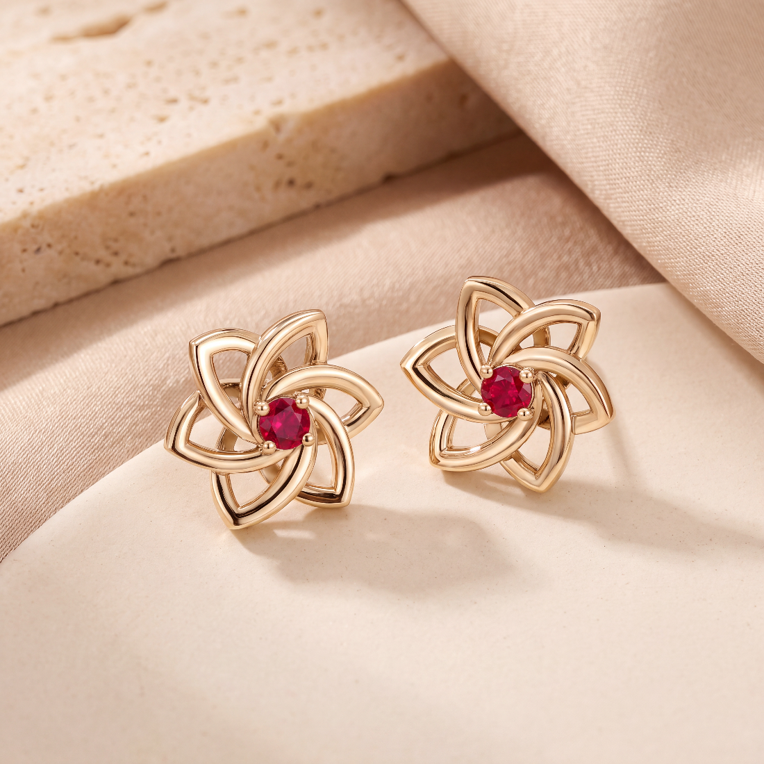 Celtic Knot Star Earrings