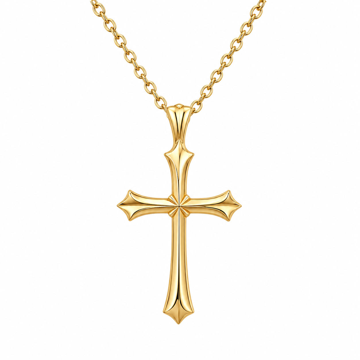 Signature Silver Cross Pendant
