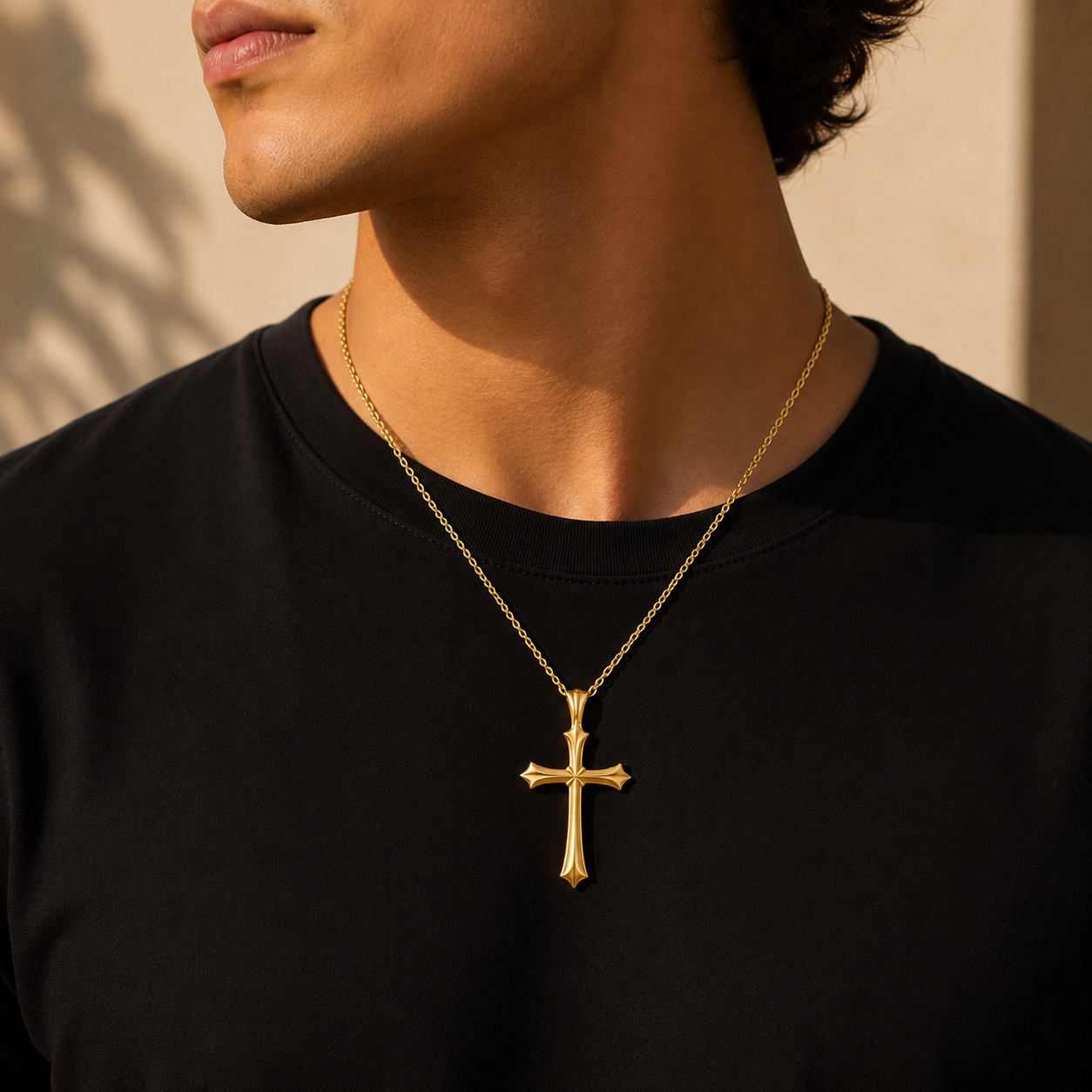 Signature Silver Cross Pendant