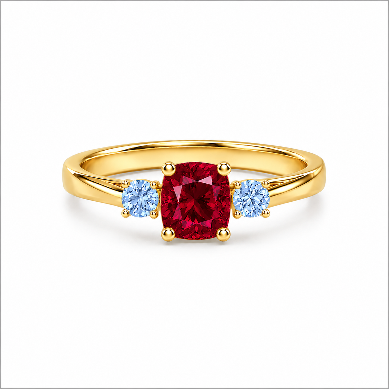 Cushion Cut Ring