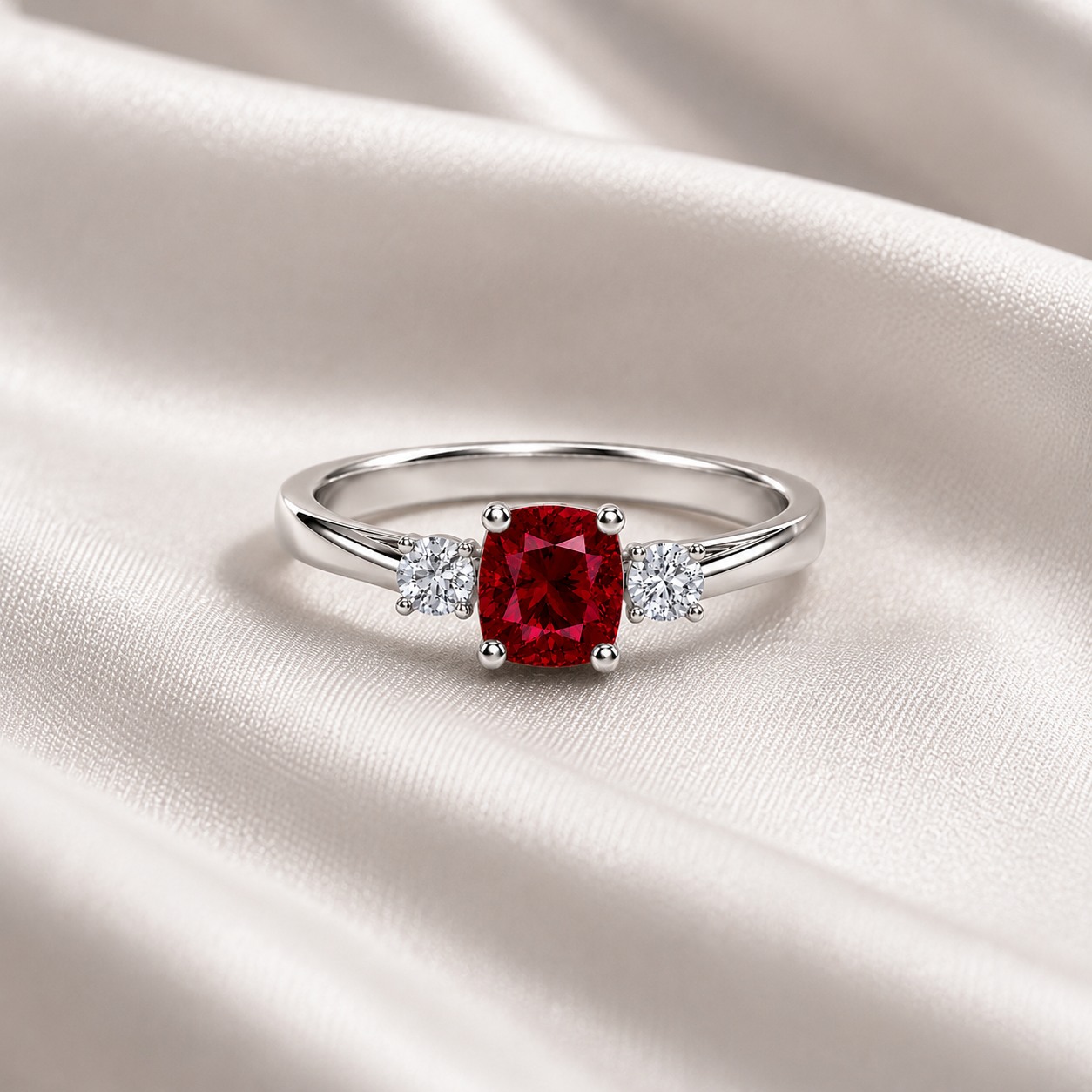 Cushion Cut Ring