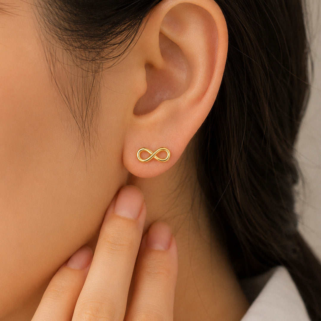 Infinity Stud Earrings