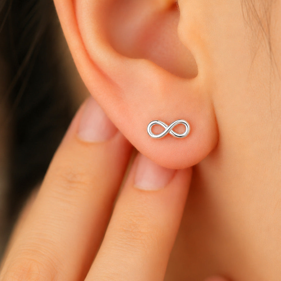 Infinity Stud Earrings