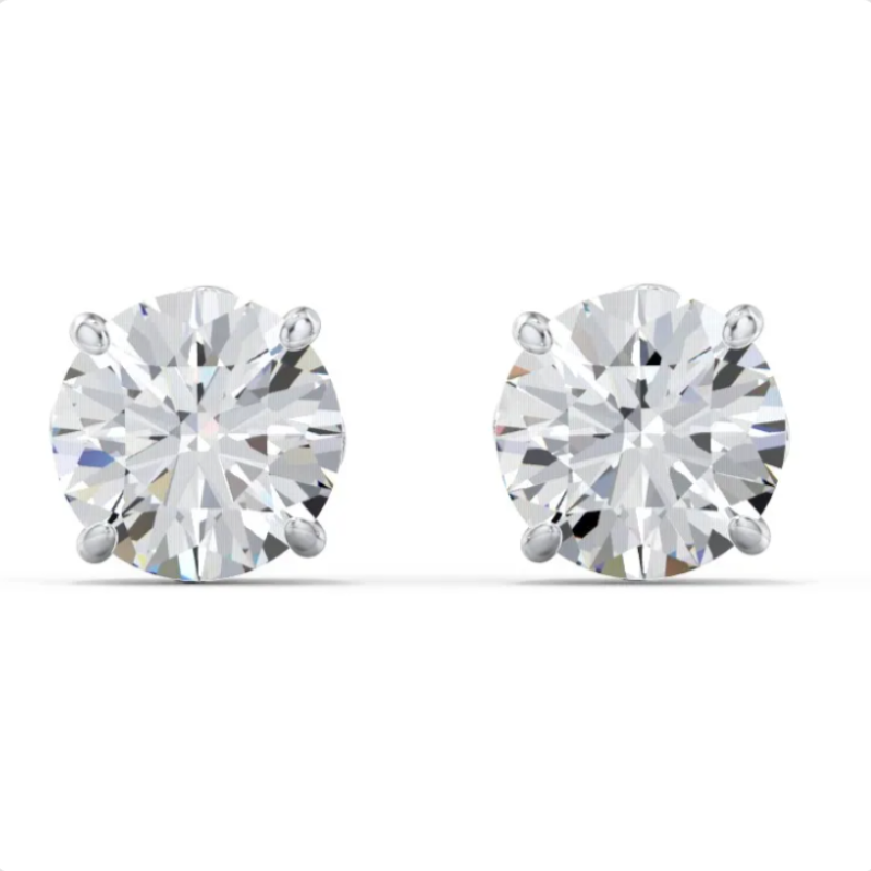 Classic Round Stud Earrings