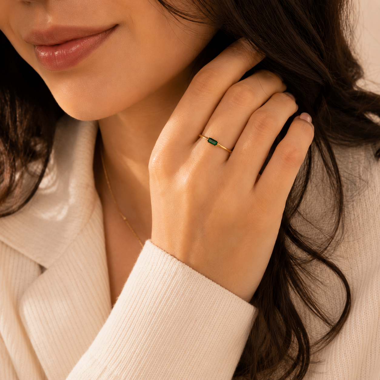 Custom Baguette Ring