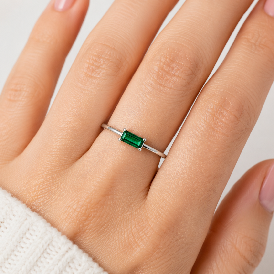 Custom Baguette Ring