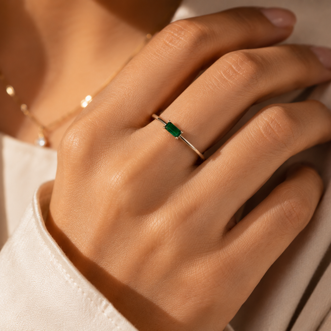 Custom Baguette Ring