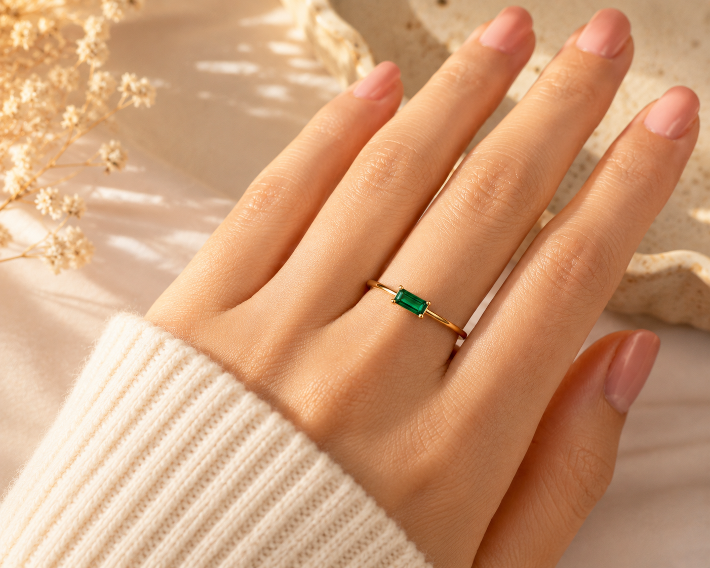 Custom Baguette Ring