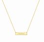 Engraved Bar Necklace