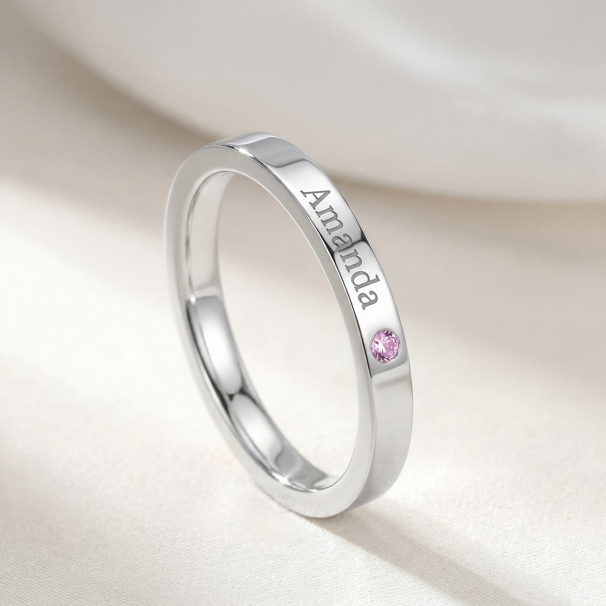 Birthstone Band Ring