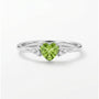 Heart Birthstone with Accents Ring