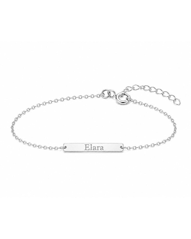 Custom Name Plate Bracelet image 2