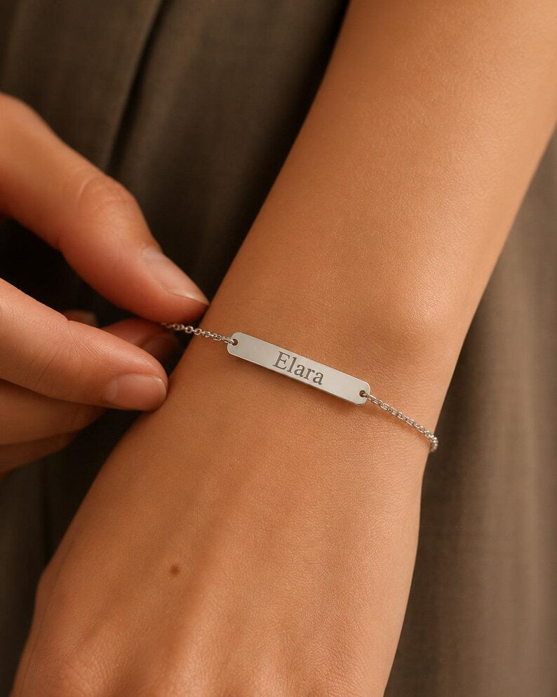 Custom Name Plate Bracelet image 6