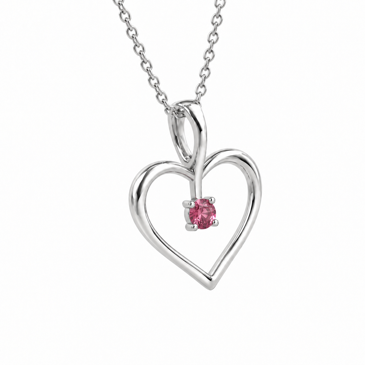 Forever Yours Love Birthstone Necklace