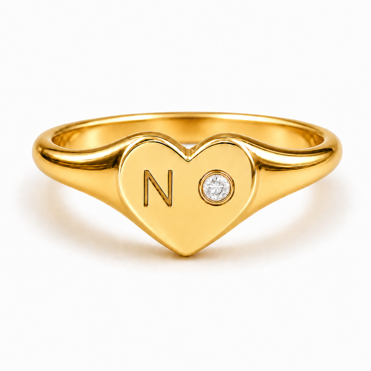 Heart Signet Ring