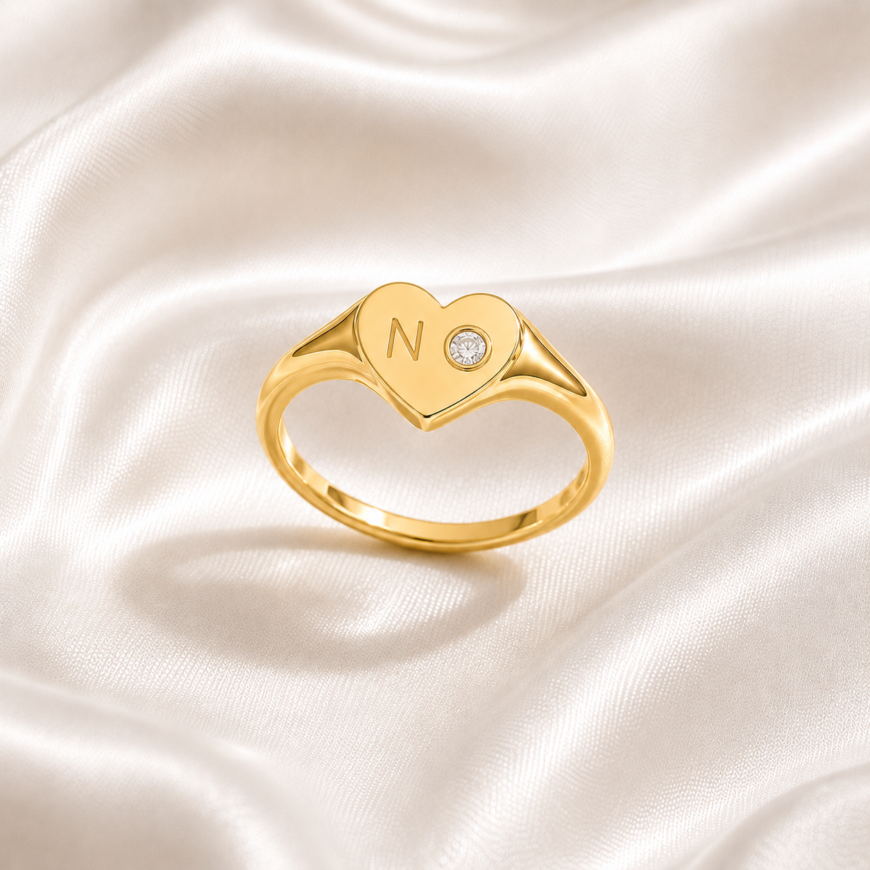 Heart Signet Ring