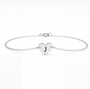 Initial Heart Charm Bracelet