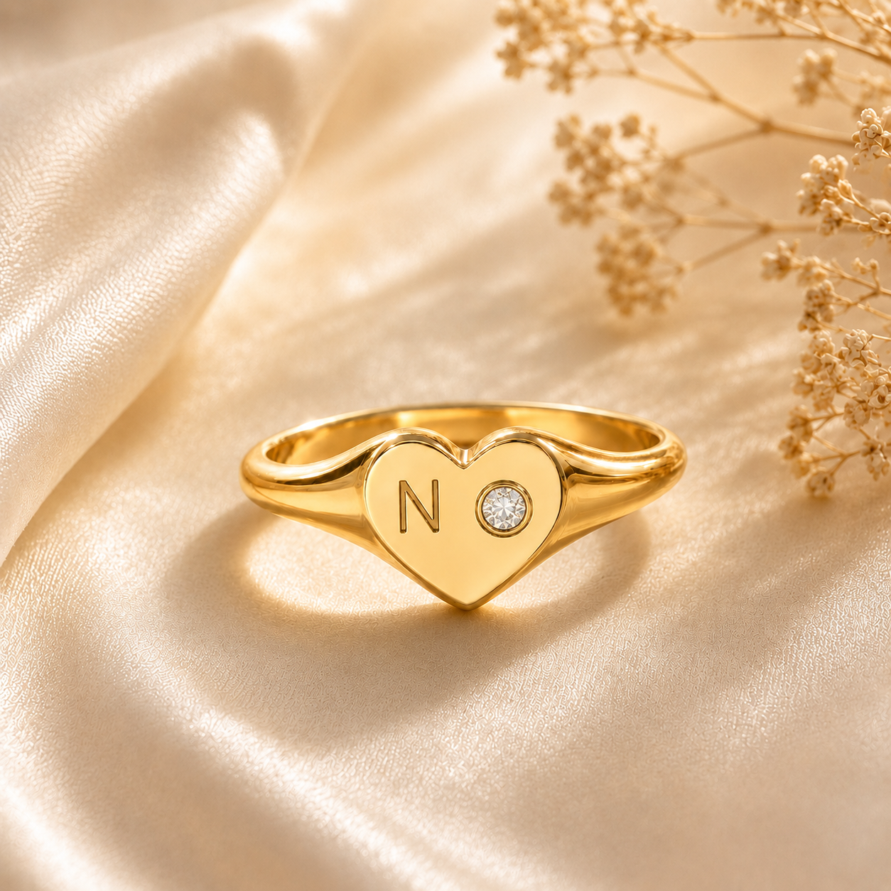 Heart Signet Ring
