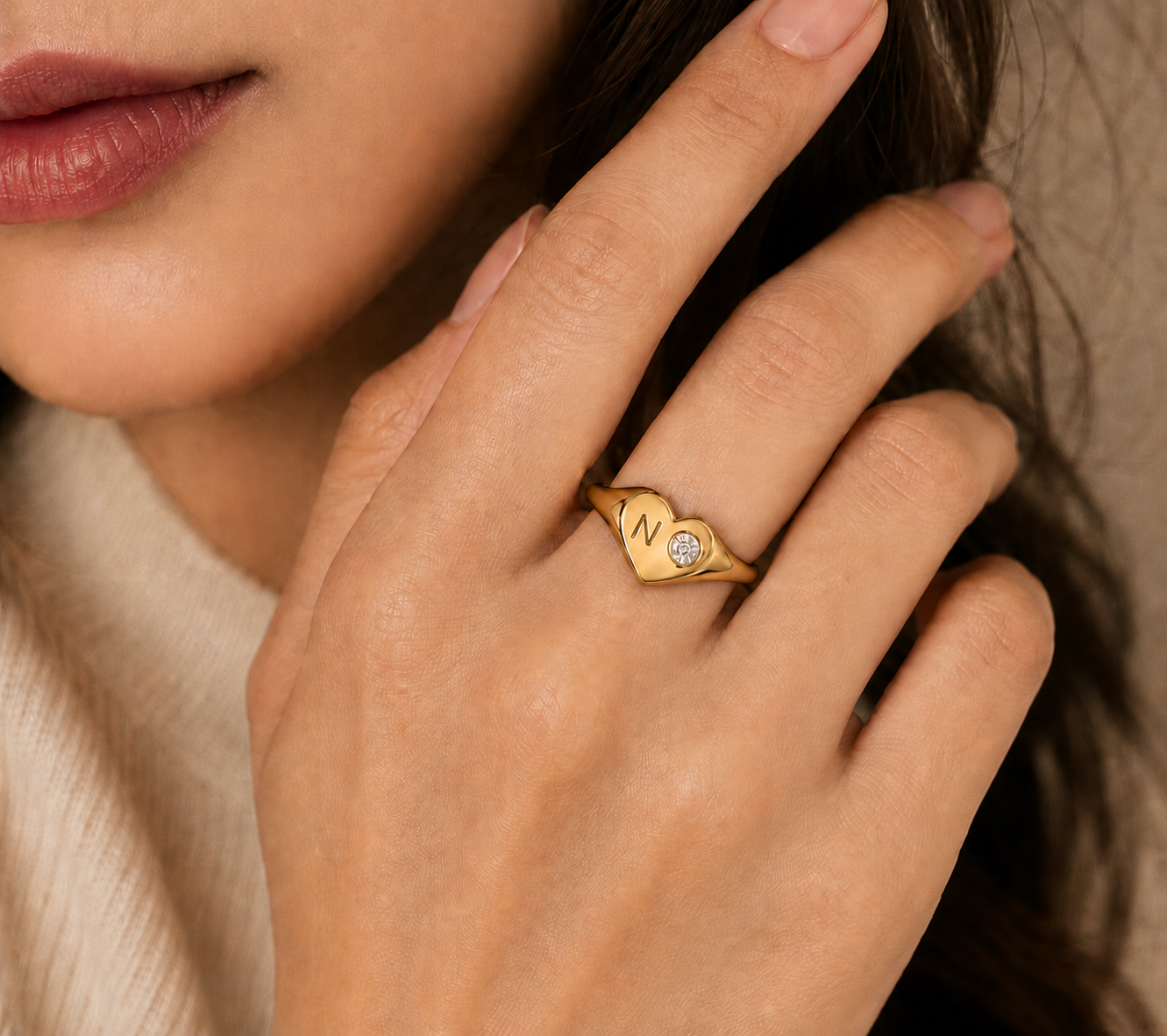 Heart Signet Ring