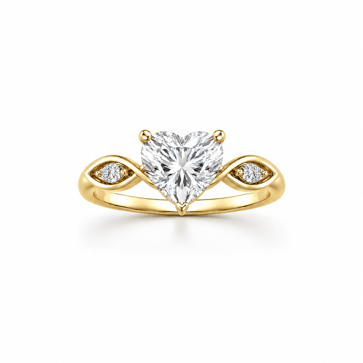 Heart and Marquise Ring
