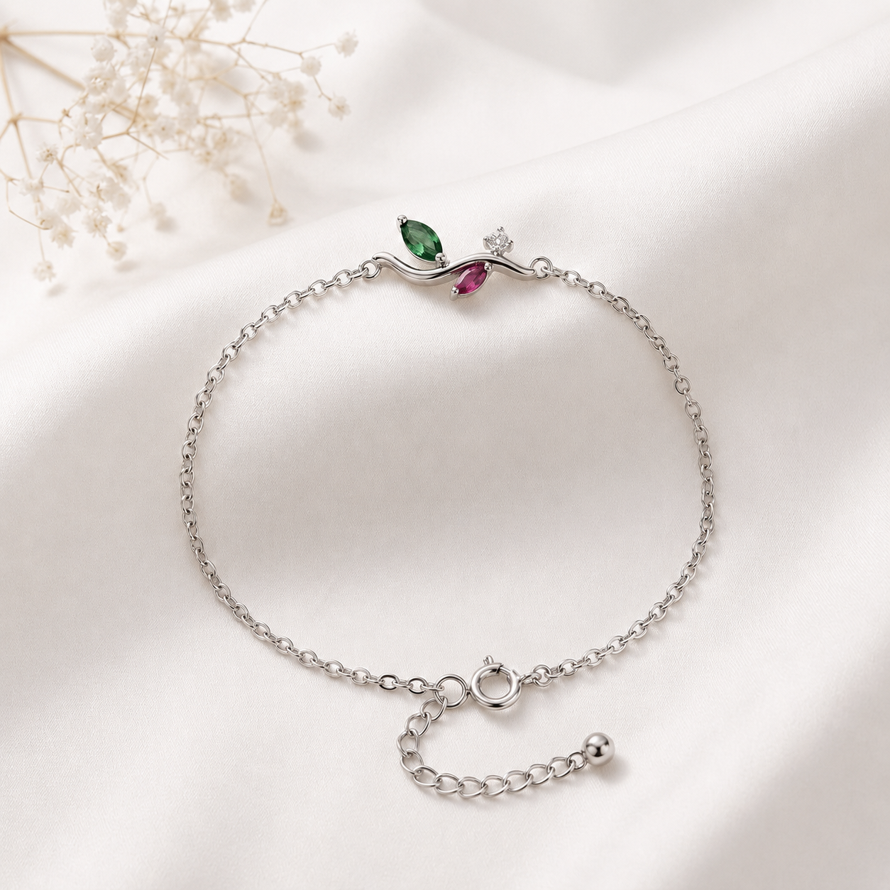 Floral Marquise Bracelet