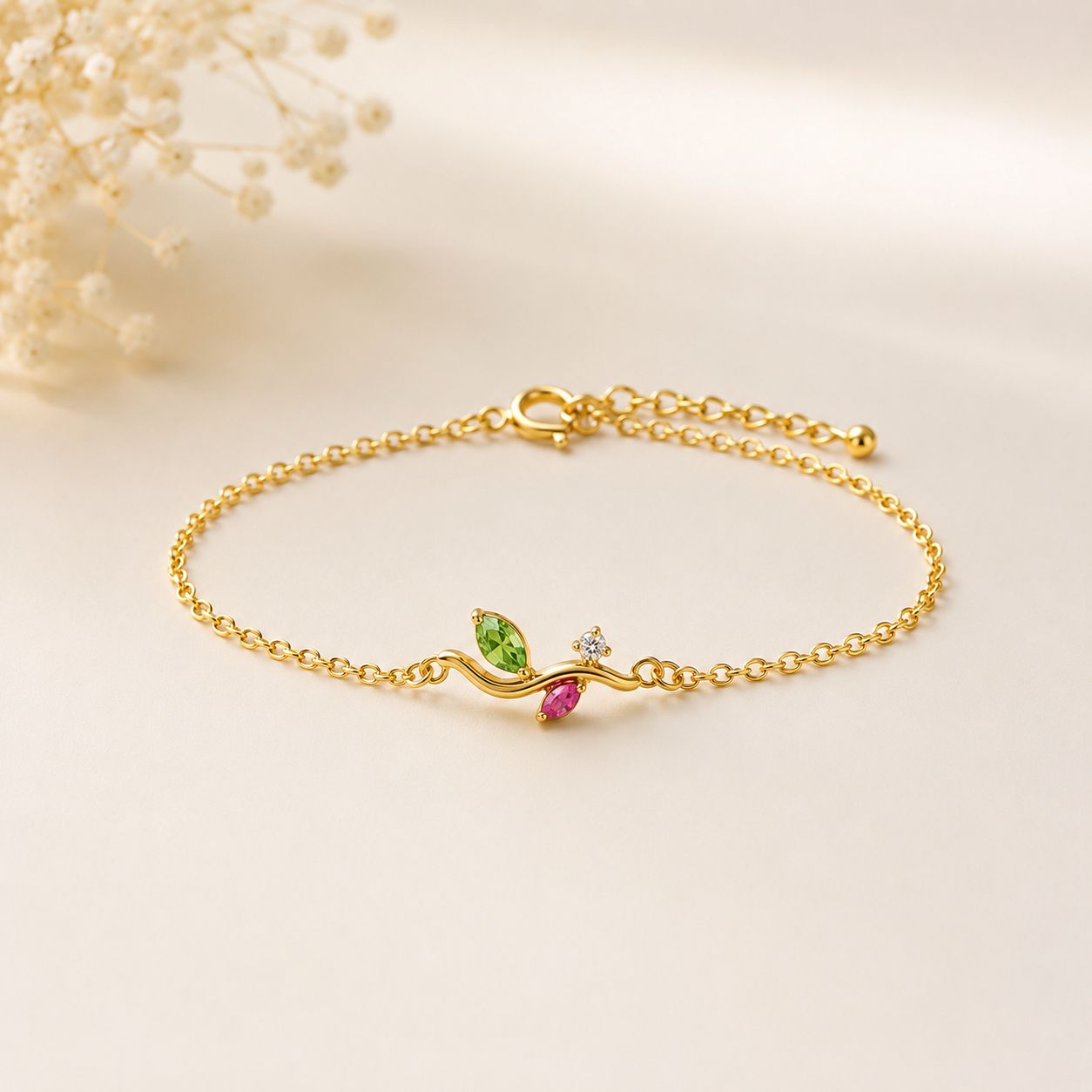 Floral Marquise Bracelet