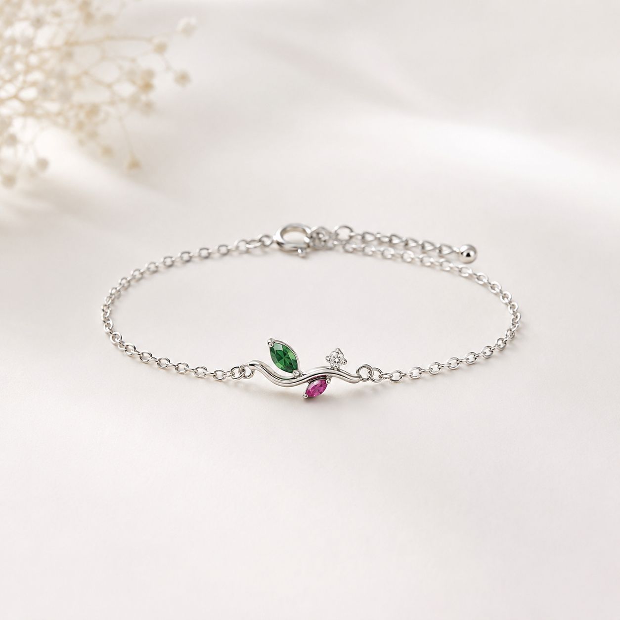 Floral Marquise Bracelet