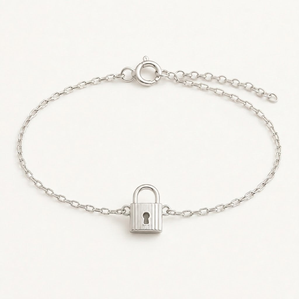 Lock Charm Bracelet