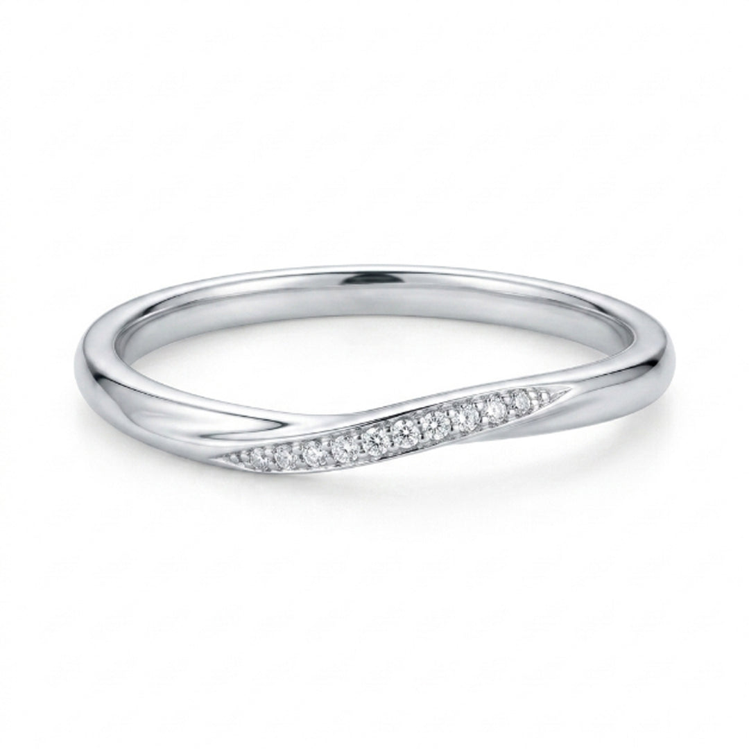 Love Entwined Bypass Band Ring